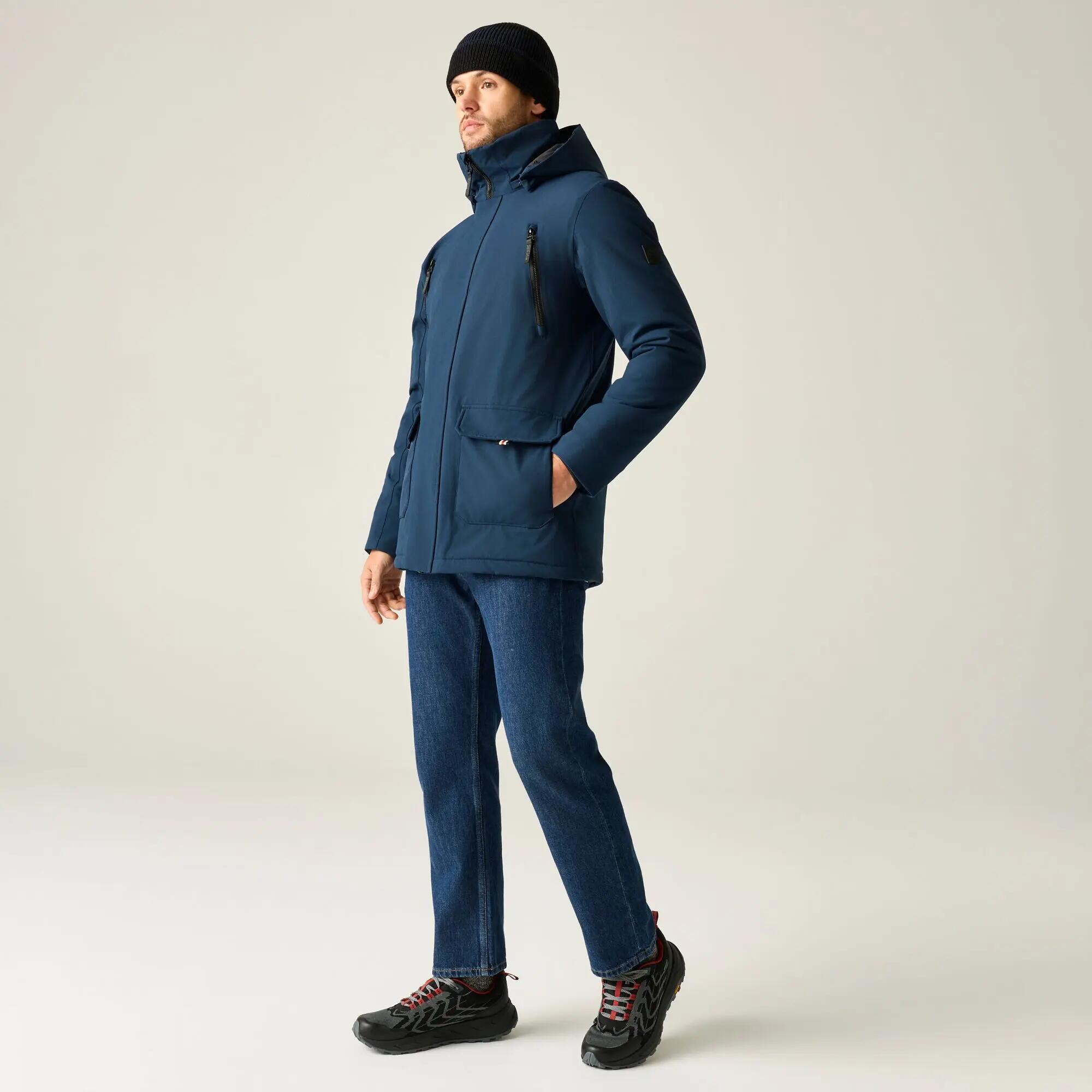 Mens Marron waterdicht geïsoleerd jasje 2/14
