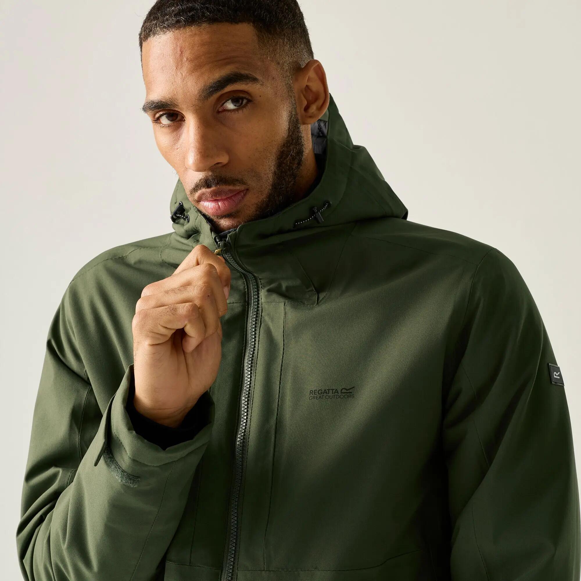 Chaqueta impermeable Hoscar para hombre 5/14