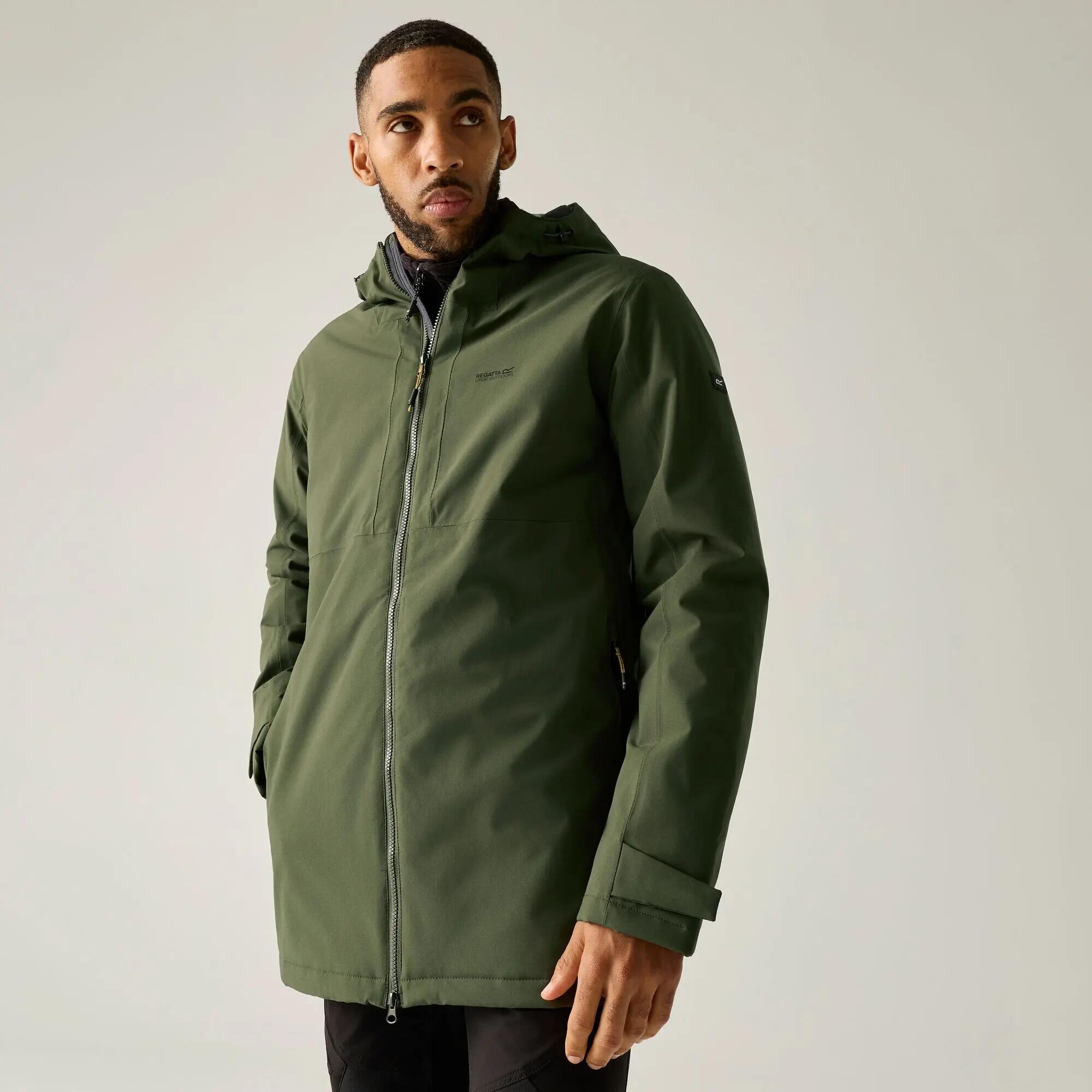 Chaqueta impermeable Hoscar para hombre 4/14