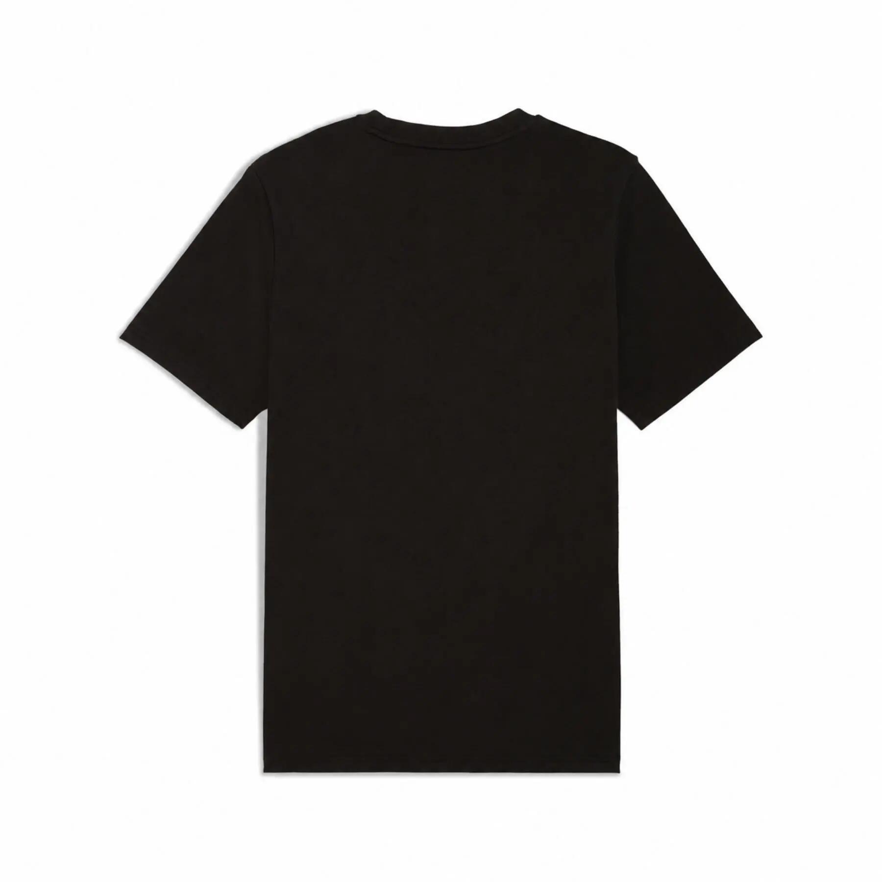 Camiseta masculina Puma AMF1 LOGO preta tamanho P 2/5
