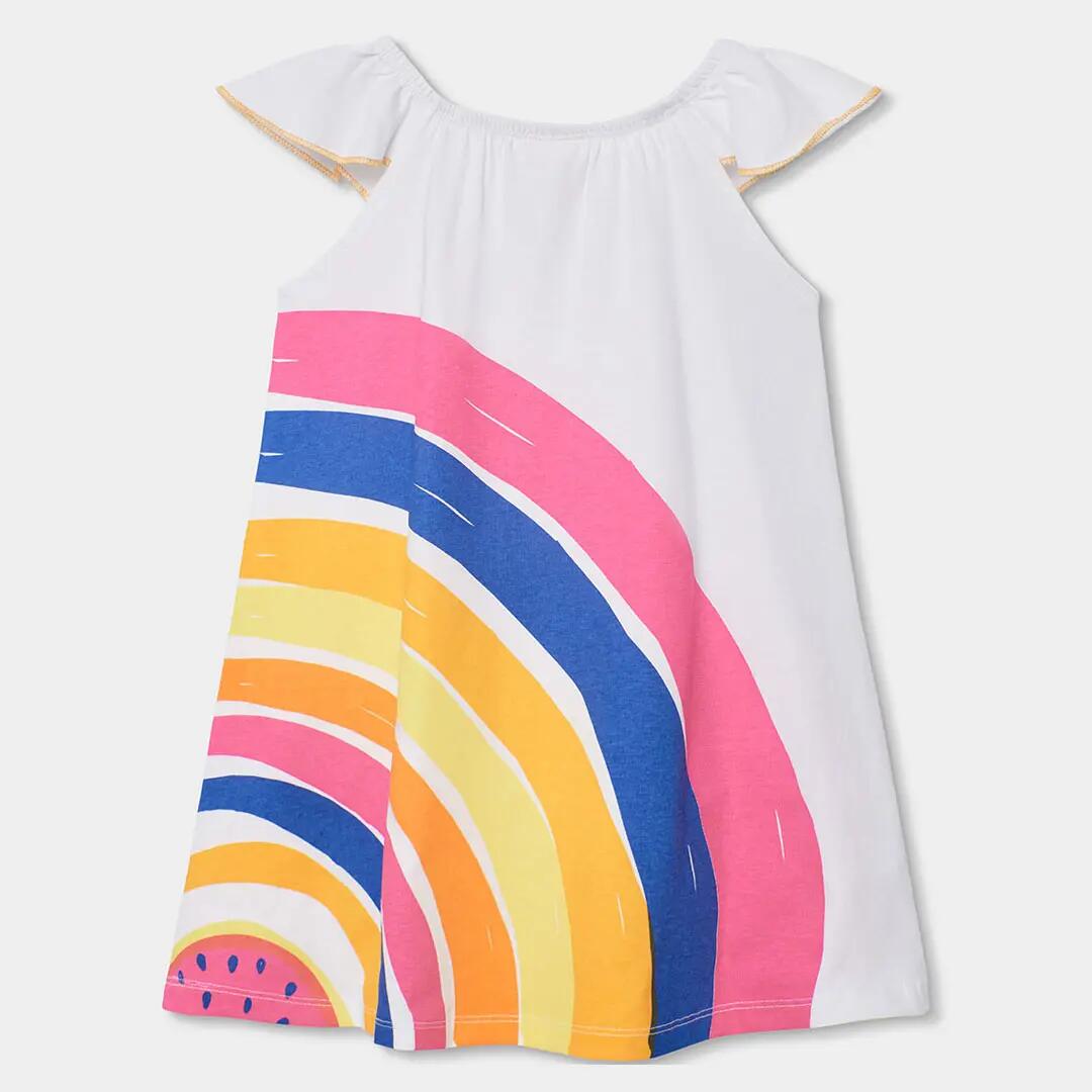 Vestido para niña con estampado 2/4