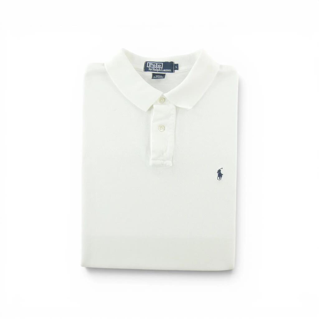 Second life - Polo Ralph Lauren Men's Short Sleeve Polo White - Excellent
