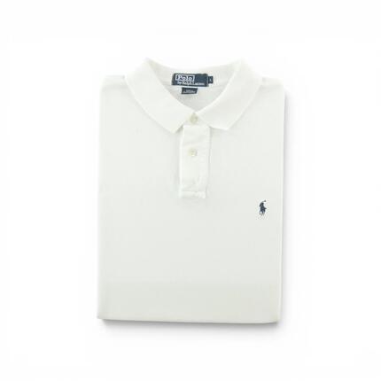 Seconde vie - Polo manches courtes Homme Blanc - Excellent