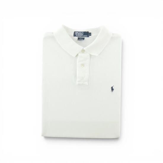 Seconde vie - Polo manches courtes Homme Blanc - Excellent