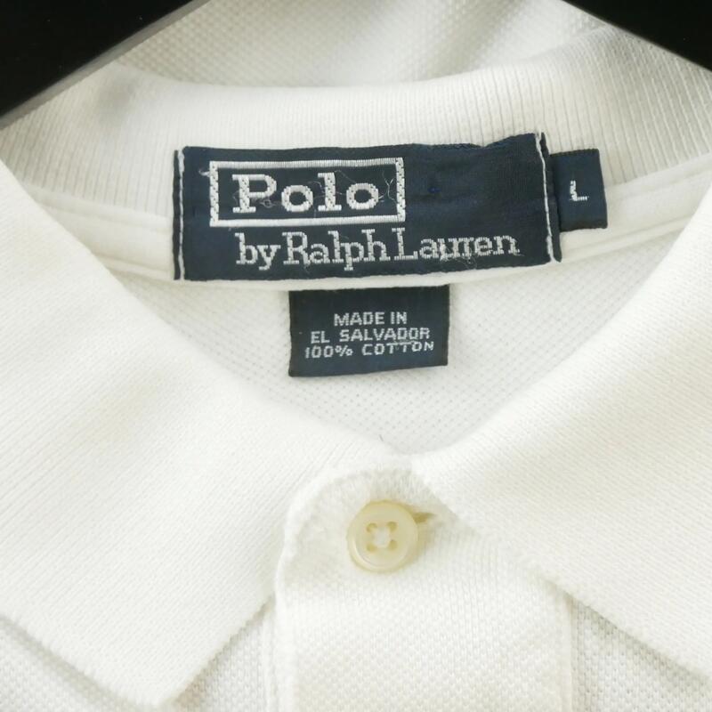 Second life - Polos bărbați Polo Ralph Lauren mânecă scurtă alb - Ca nou