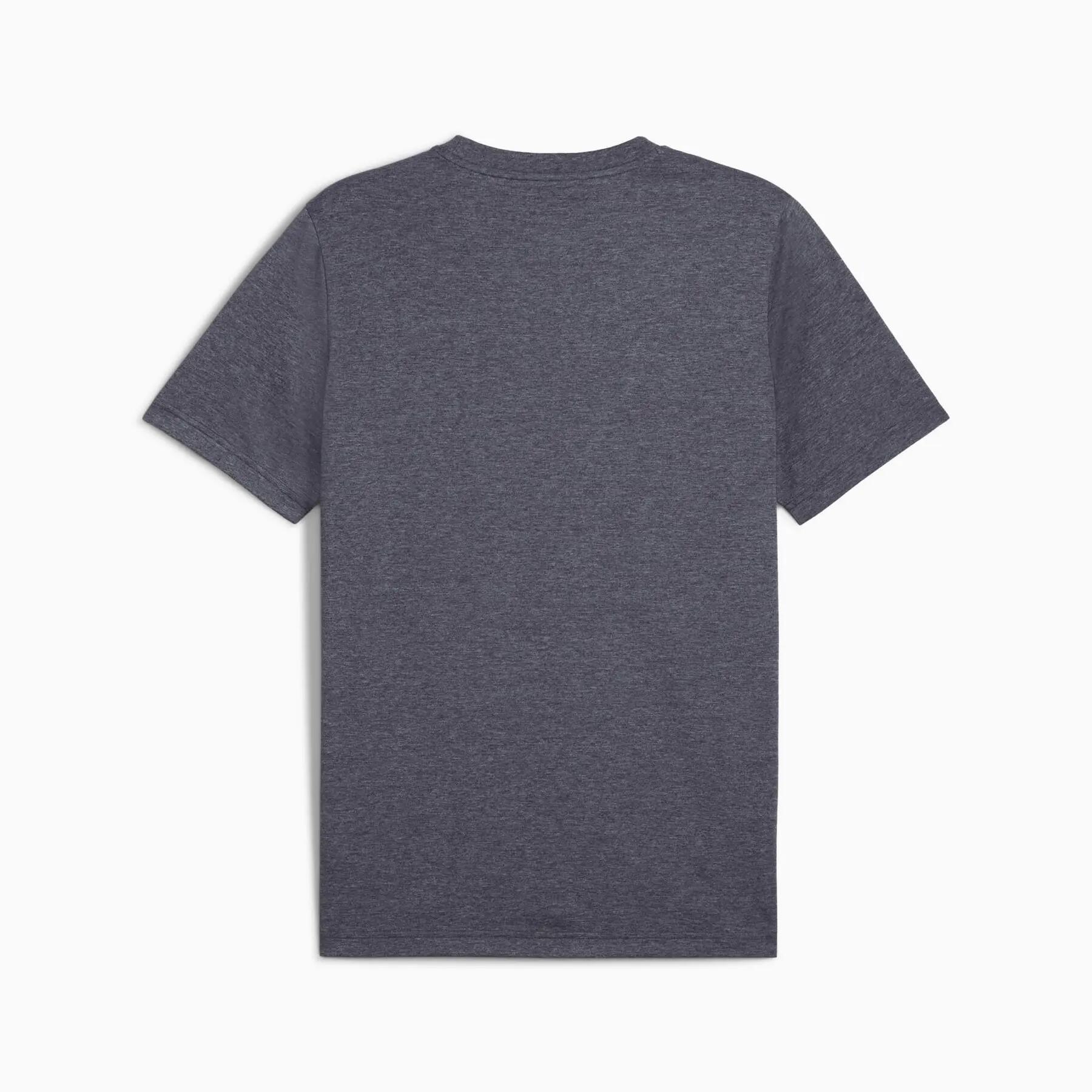 Puma ESS NO.1 LOGO HEATHER heren T-shirt, marineblauw, maat L 2/5