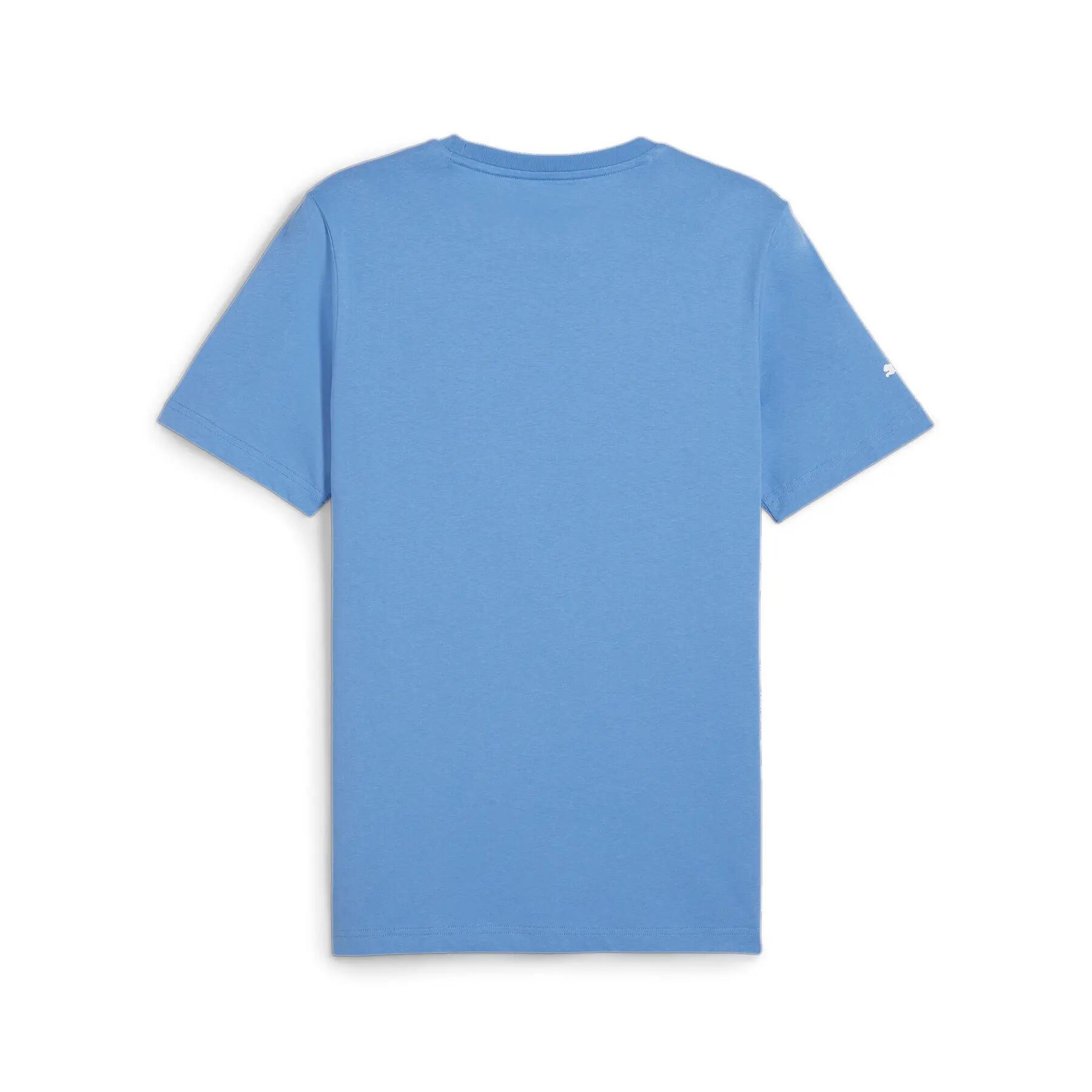 Camiseta masculina Puma BMW MMS GRAPHIC azul tamanho P 2/6