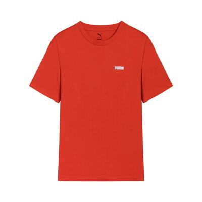 Puma ess small logo heren t-shirt rood maat l