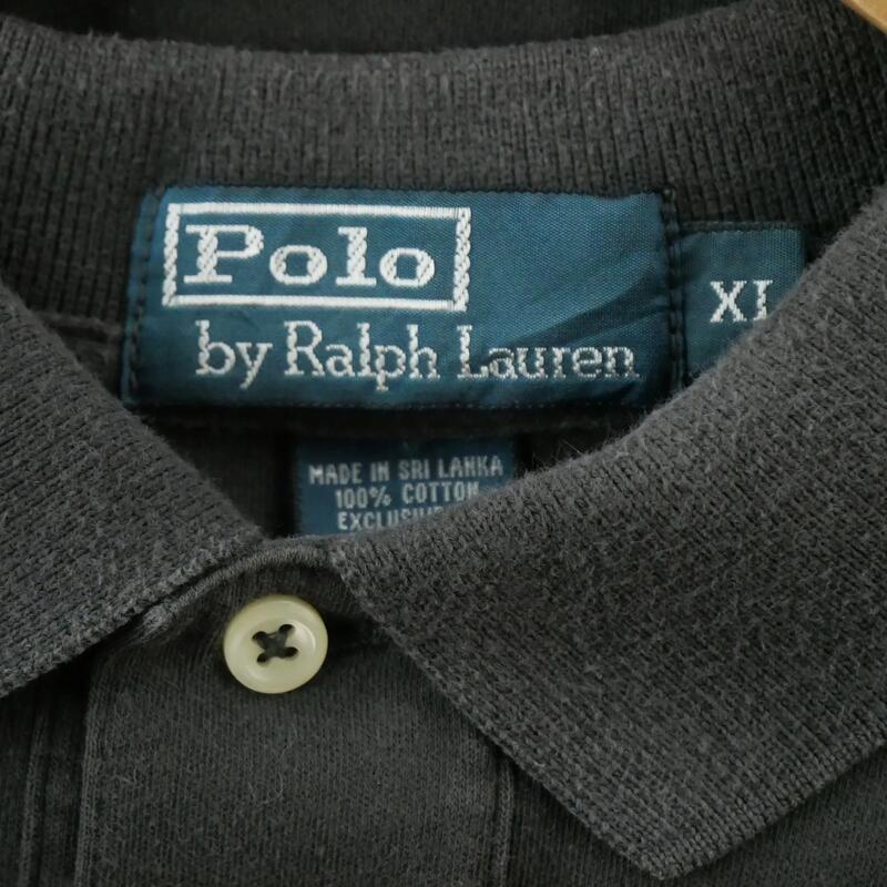 Second life - Polou Polo Ralph Lauren bărbați mânecă scurtă gri - Foarte bun