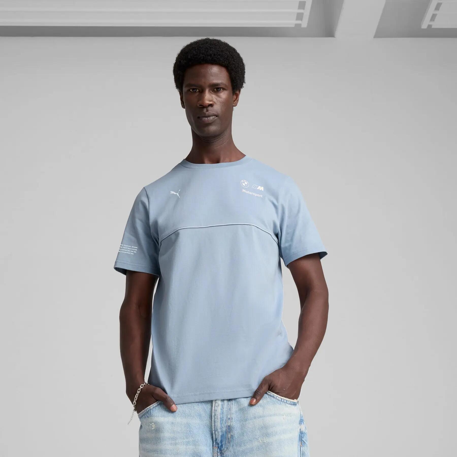T-shirt da uomo Puma BMW MMS SDS 2.0, blu, taglia XL 3/5