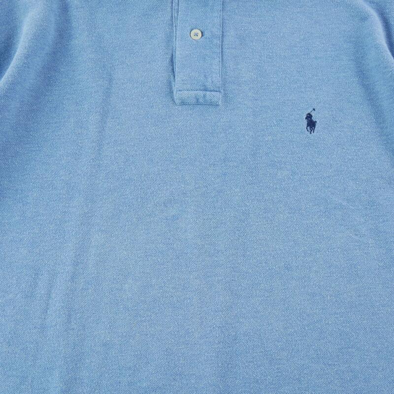 Second life - Polo Ralph Lauren bărbați mânecă scurtă albastru deschis - Bun