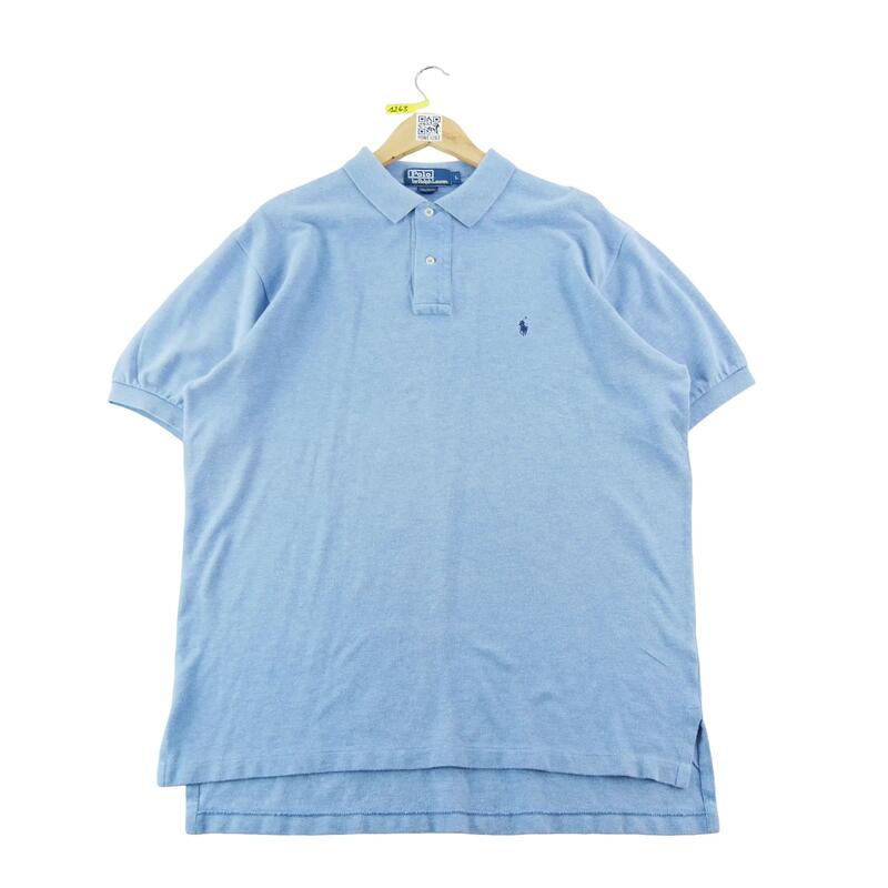 Second life - Polo Ralph Lauren bărbați mânecă scurtă albastru deschis - Bun