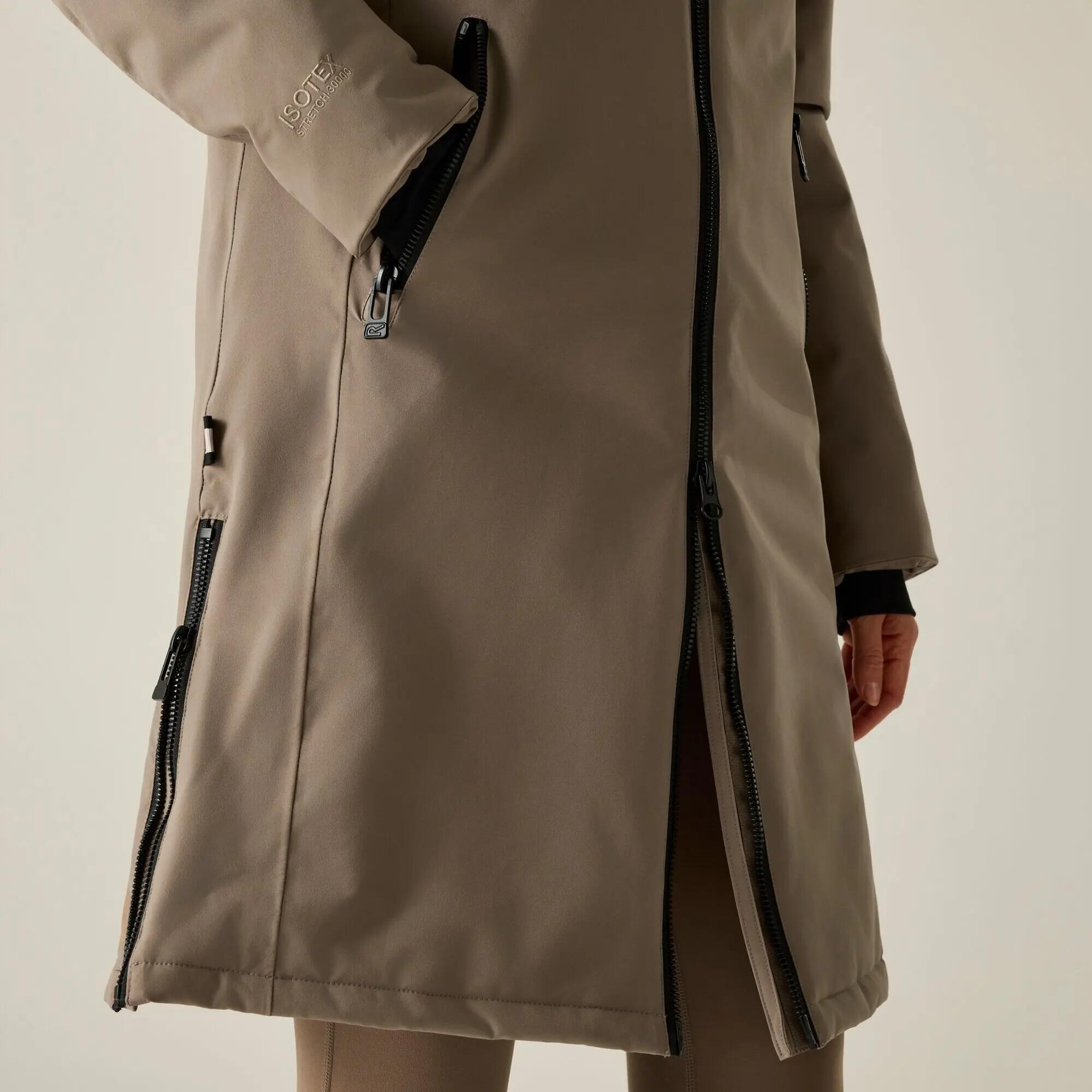 Veste étanche isolante étanche noisette pour femmes 8/9