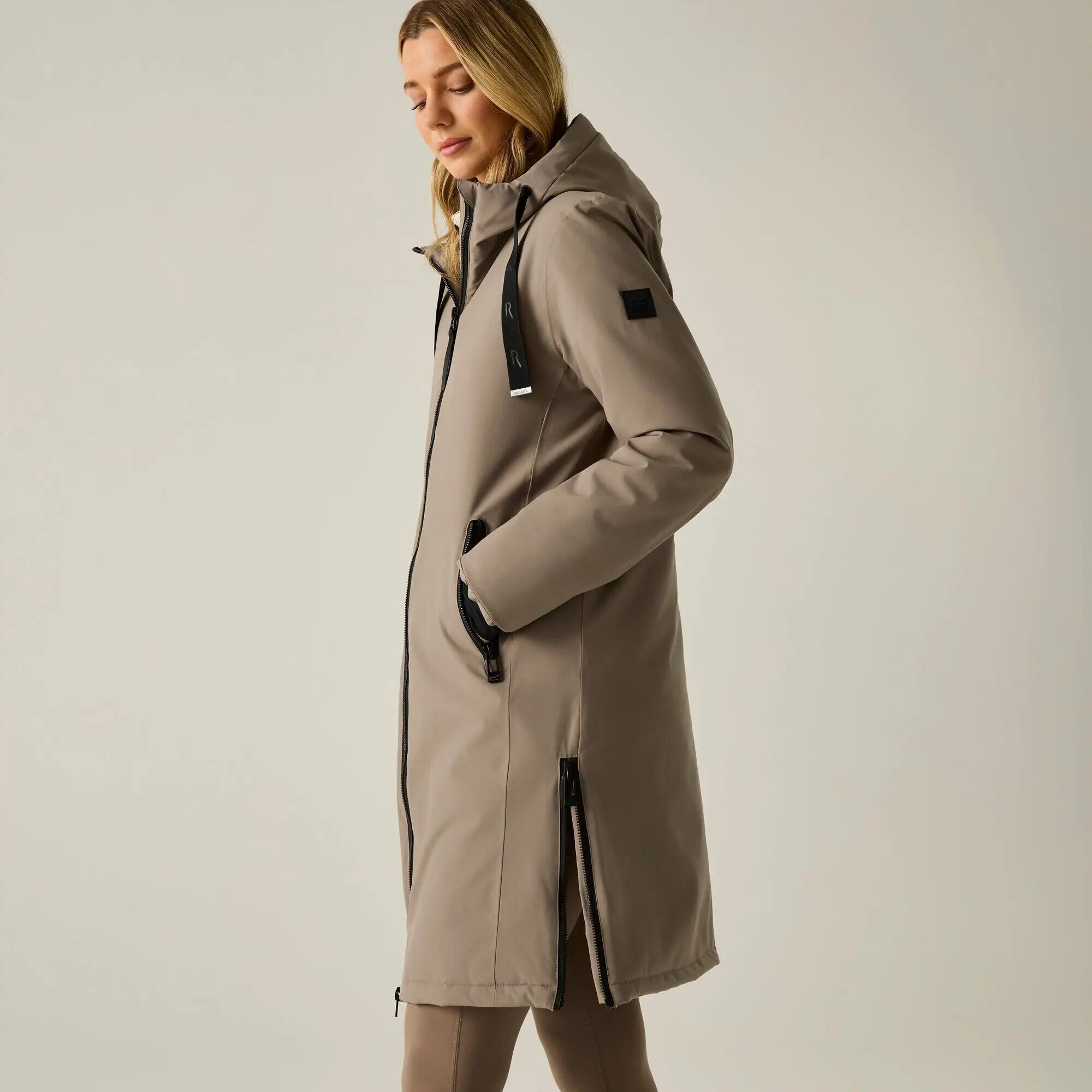 Veste étanche isolante étanche noisette pour femmes 7/9
