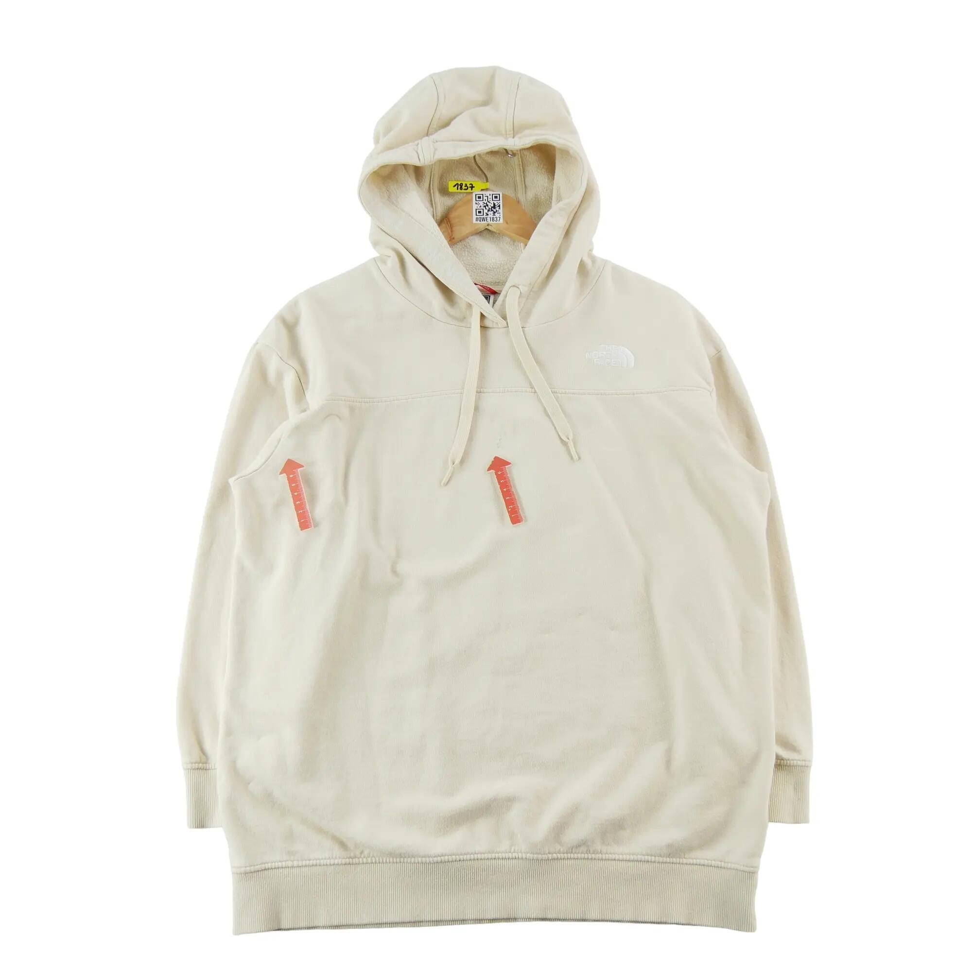 Second life - Bluza z kapturem damska The North Face beżowa - Stan dobry 3/7