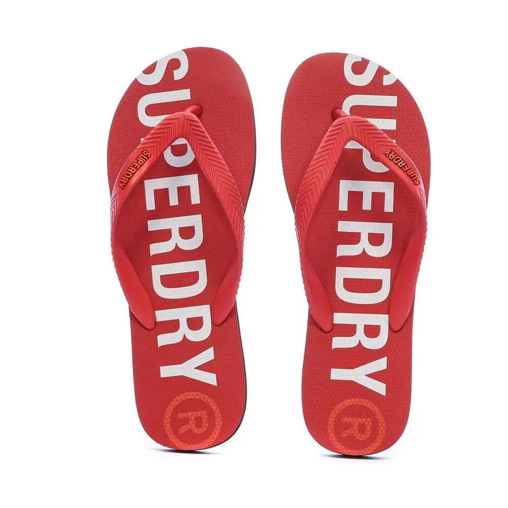 Tongs Rouge Homme Superdry Core Essential Flip Flop 4/4