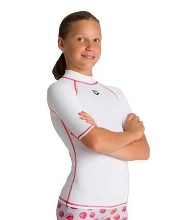 Maillot de bain enfant ARENA GIRL'S RASH GEST à manches courtes