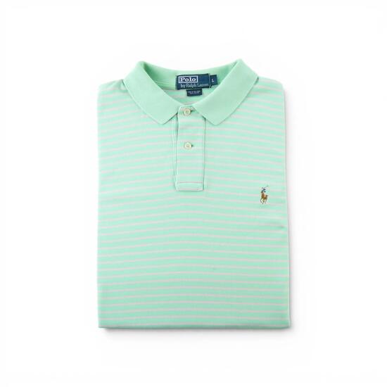 Refurbished - Polo Ralph Lauren Herren Poloshirt kurzarm Grün - In gutem Zustand