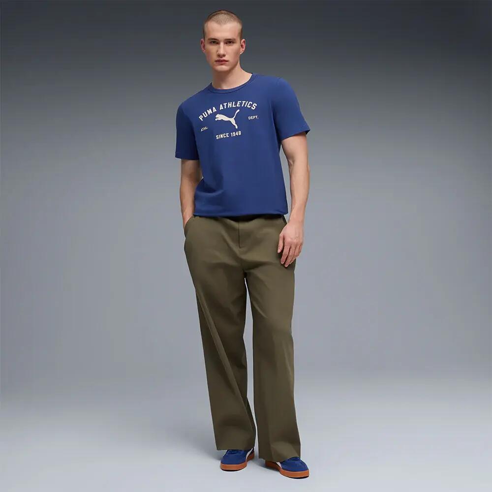 Puma CLASS GRAPHIC heren T-shirt blauw maat L 3/3