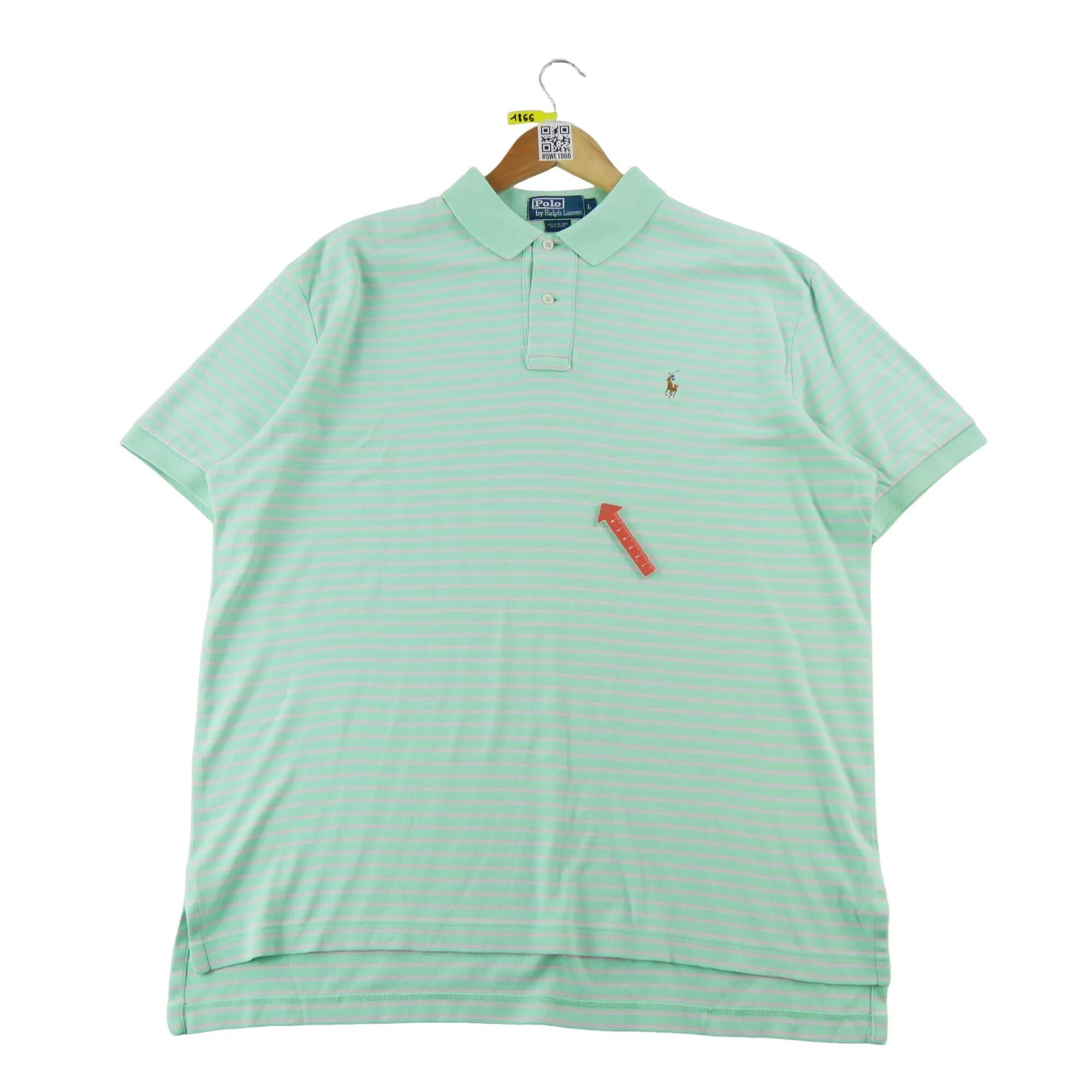 Tweedehands - Polo Ralph Lauren korte mouw heren polo groen - Goede staat 5/7