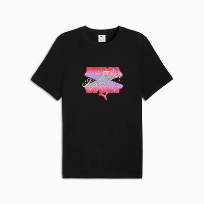 Puma graphic legends heren t-shirt zwart maat l