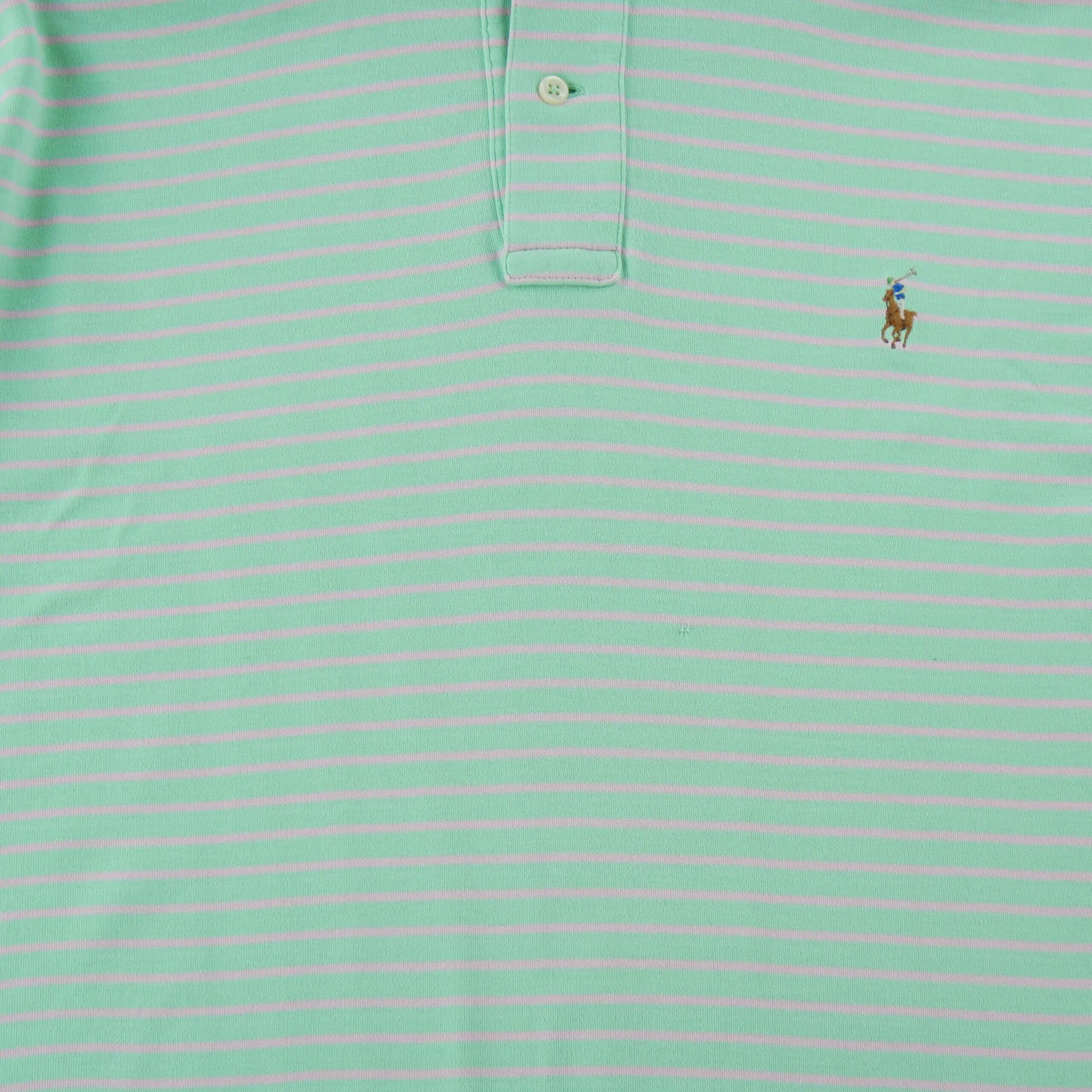 Tweedehands - Polo Ralph Lauren korte mouw heren polo groen - Goede staat 4/7