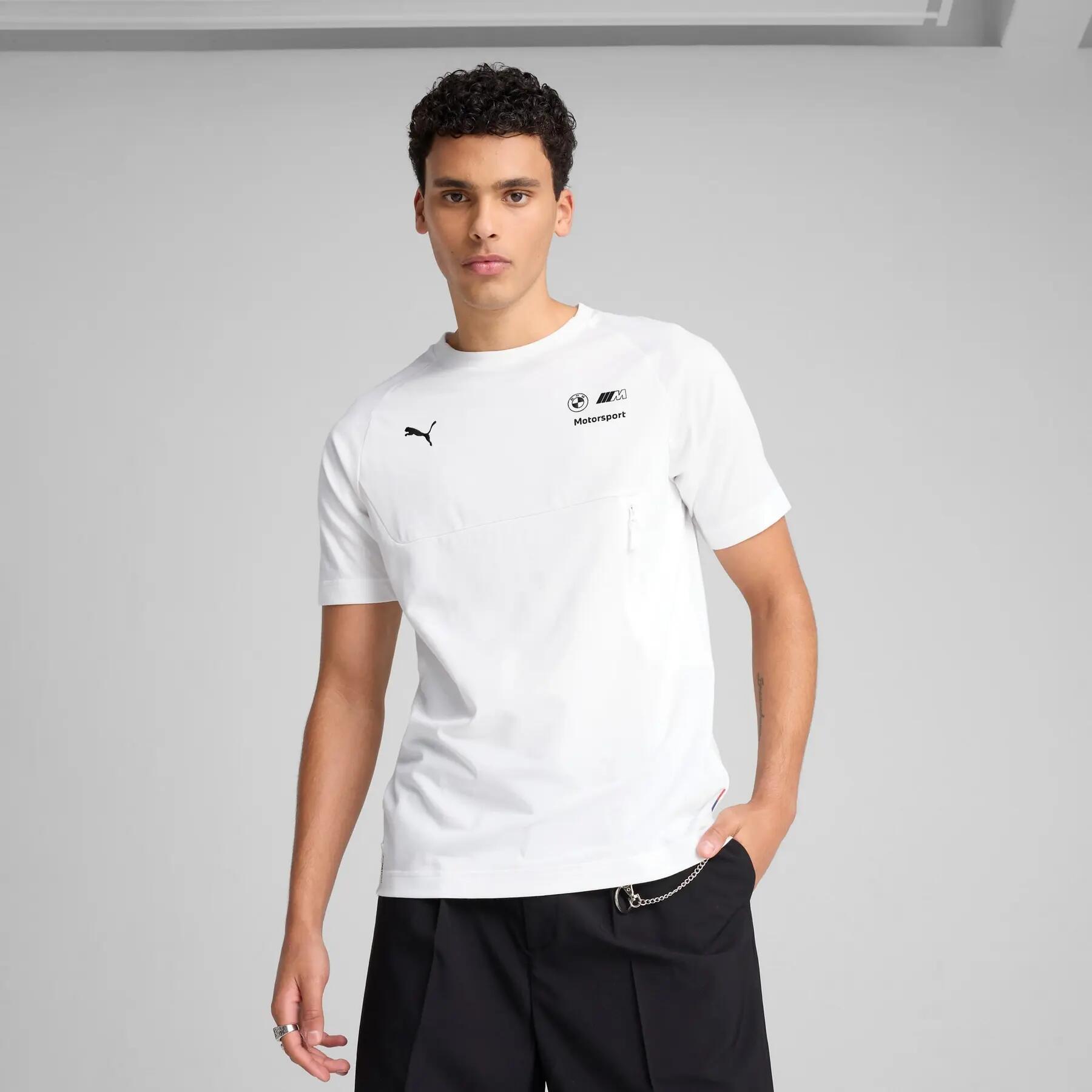 Puma BMW MMS PUMATECH heren T-shirt wit, maat L 3/5