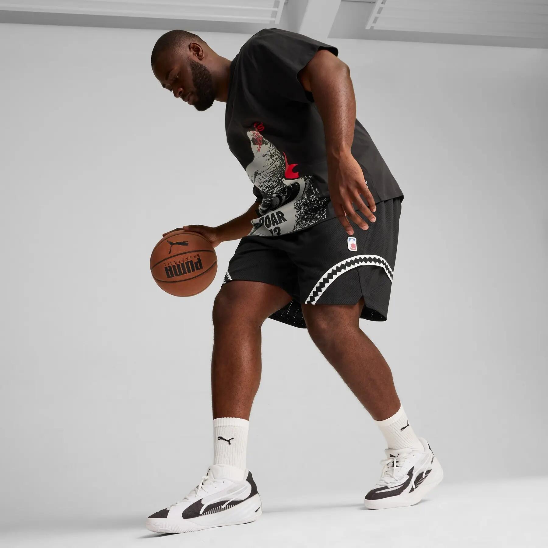 T-shirt da uomo Puma HE CAN HOOP nera, taglia M 5/7