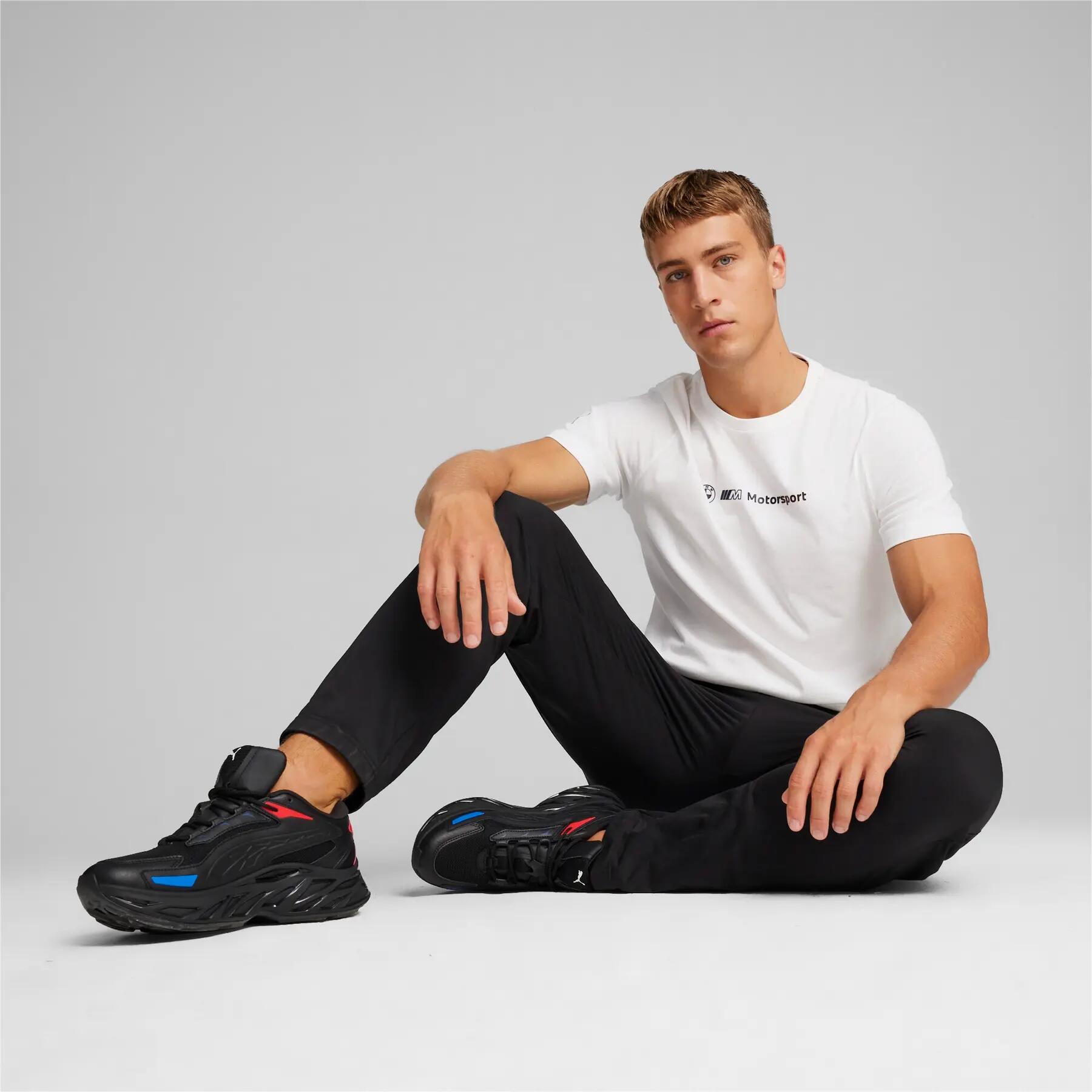Puma BMW MMS GRAPHIC heren T-shirt wit maat L 4/6