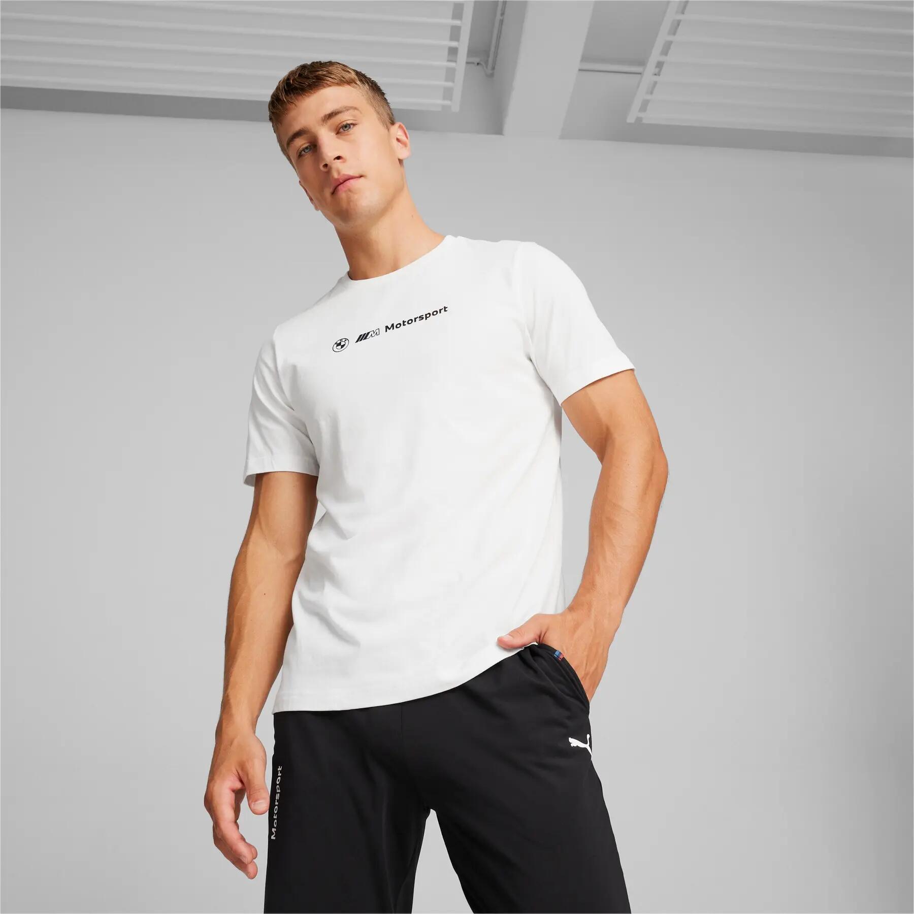 Puma BMW MMS GRAPHIC heren T-shirt wit maat L 3/6