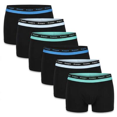 Kappa boxershorts heren set van 6, katoen, elastische riem met kappa logo