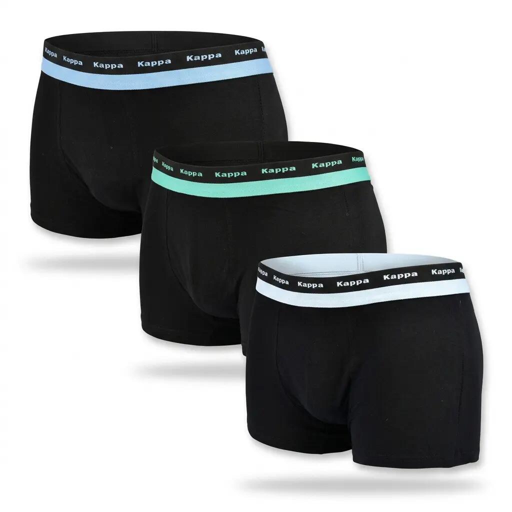 KAPPA Boxershorts heren set van 3, katoen, elastische riem met Kappa logo 1/7