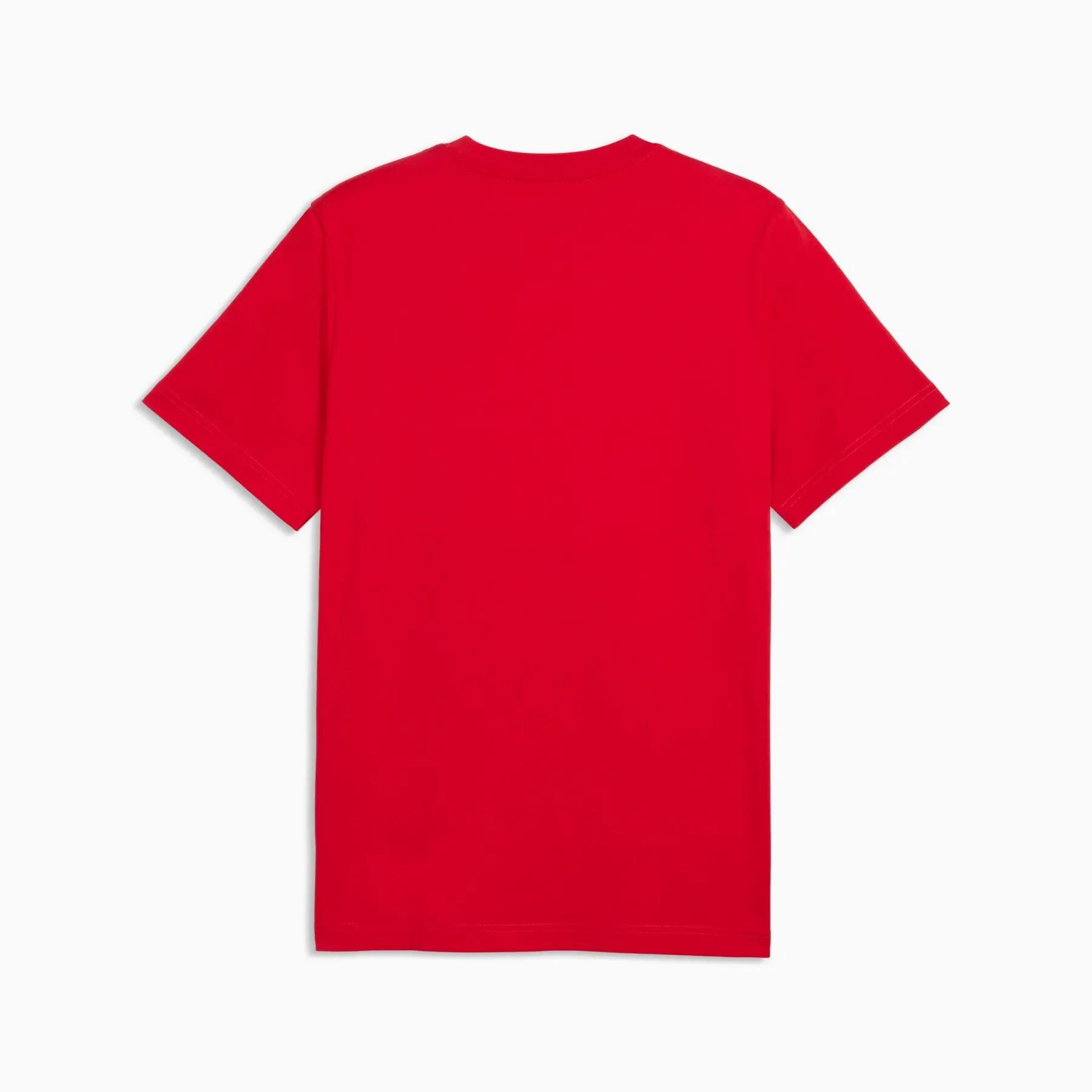 Heren T-shirt Puma ESS 2 COLOR SMALL NO.1 LOGO rood maat M 2/5
