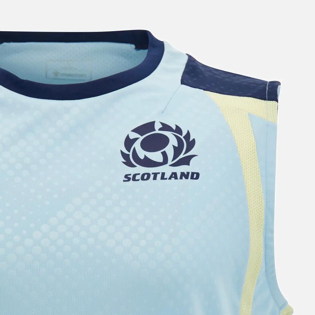 Canotta da allenamento Scotland Rugby 2026/27 azzurro cielo 3/4