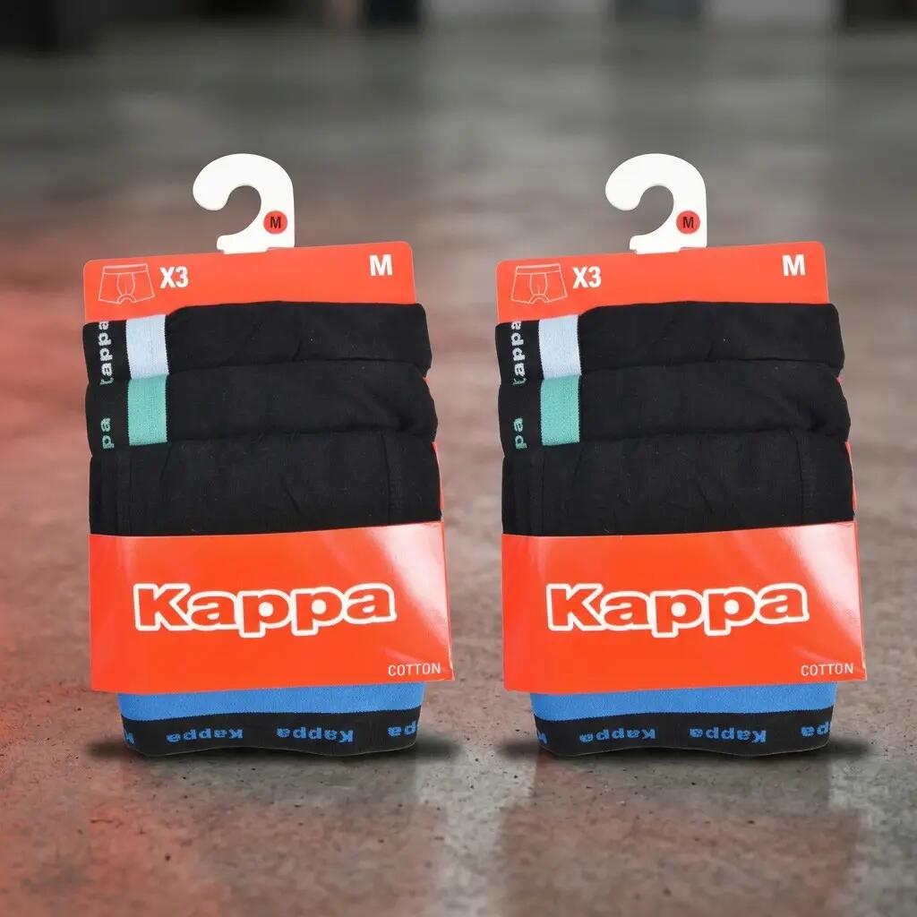 KAPPA Boxershorts Heren Set van 6, Katoen, Elastische Riem met Kappa Logo 4/7