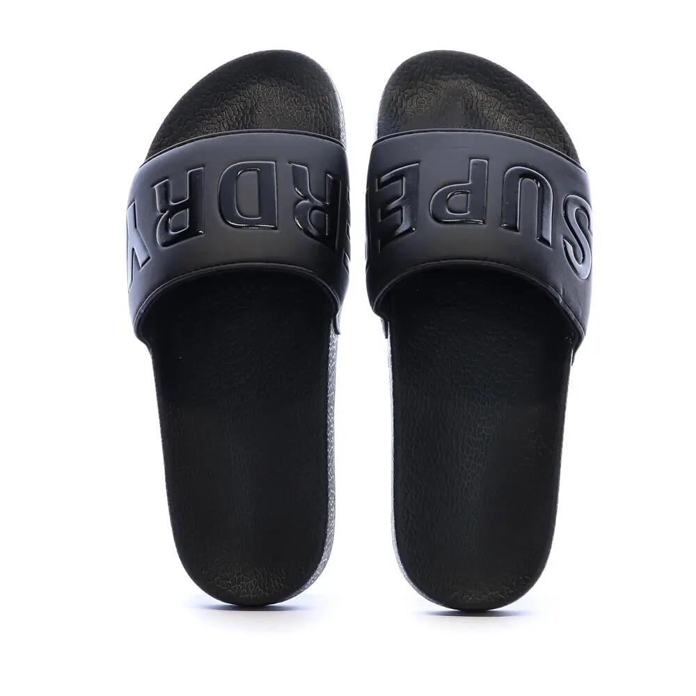 Chanclas Superdry de Hombre Negras para Piscina 4/4