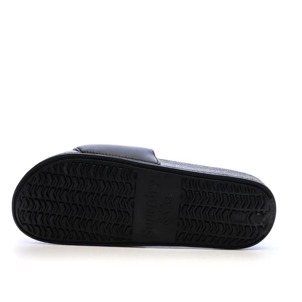 Chanclas Superdry de Hombre Negras para Piscina 3/4