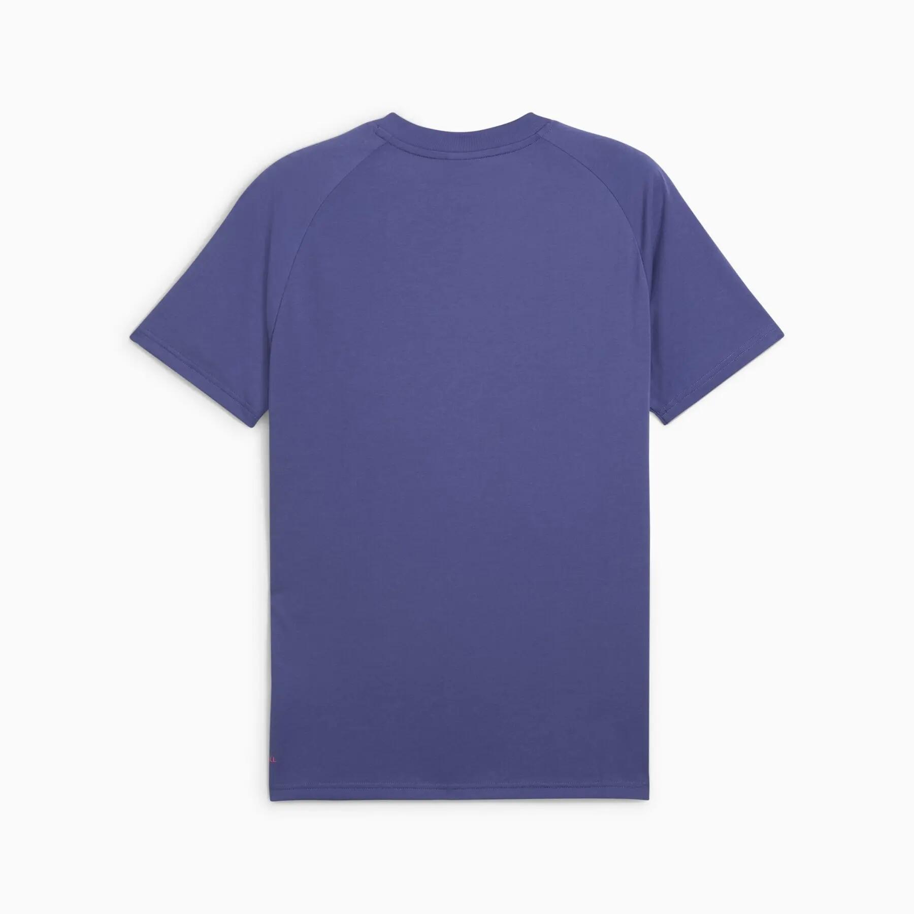 Puma HOOPS X PUMATECH GRAPHIC heren T-shirt paars maat M 2/7