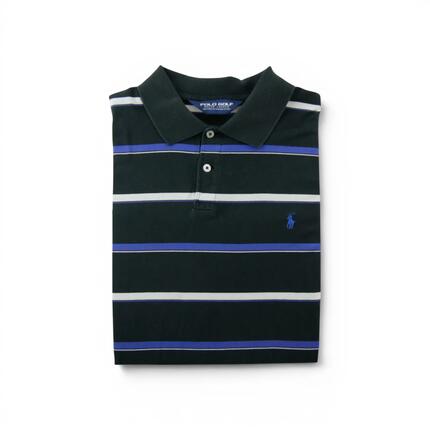 Seconde vie - Polo manches courtes Homme Noir - Bon état