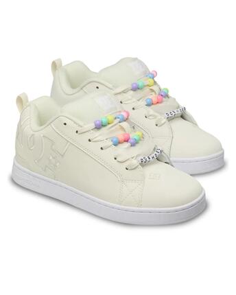 Chaussures en cuir COURT GRAFFIK Noir Femme