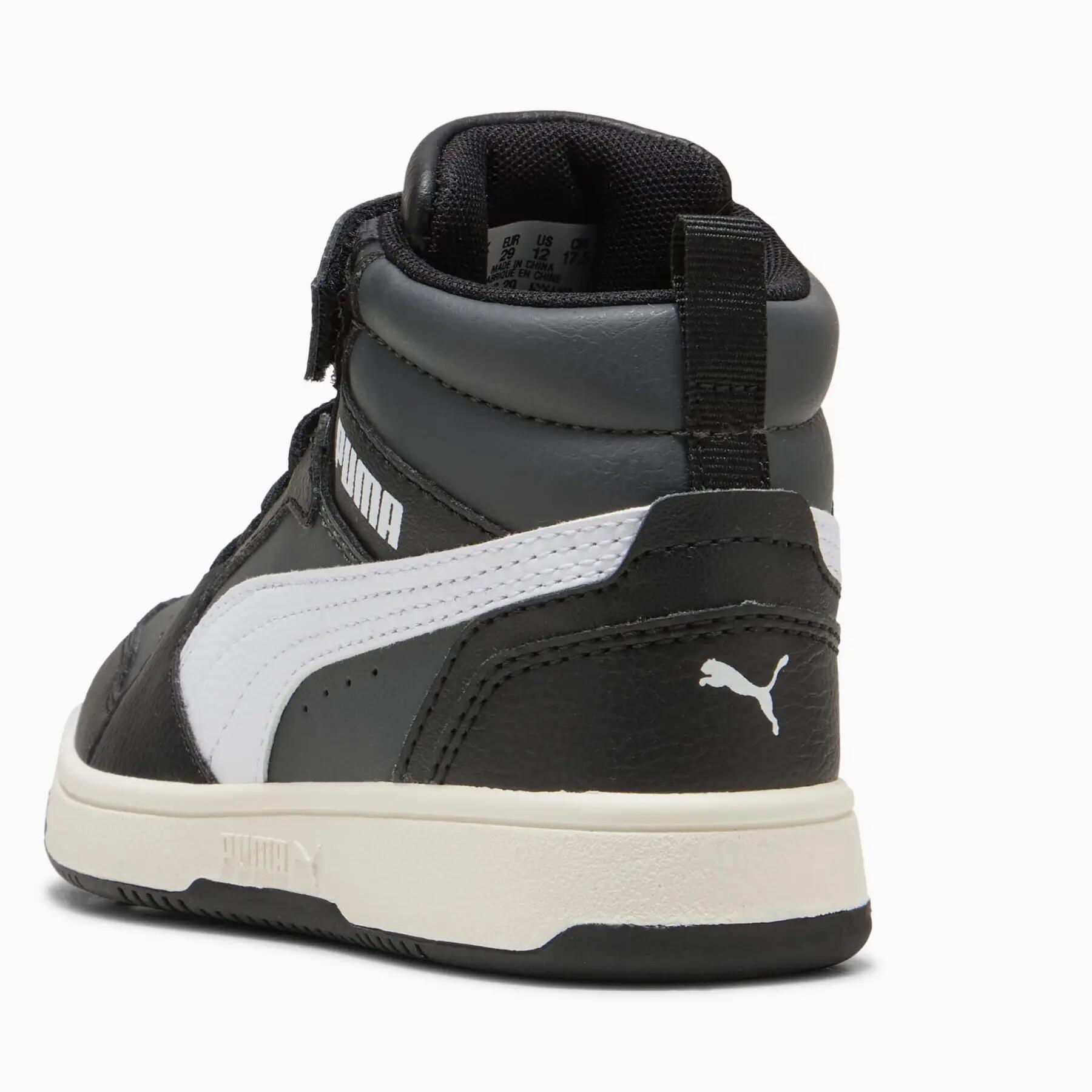 Puma REBOUND V6 MID AC+ PS kindersportschoenen zwart 39383229 r 31.5 6/7