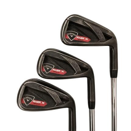 Callaway Razr X Black Série de fers / 4-PW / Flex Uniflex / Acier