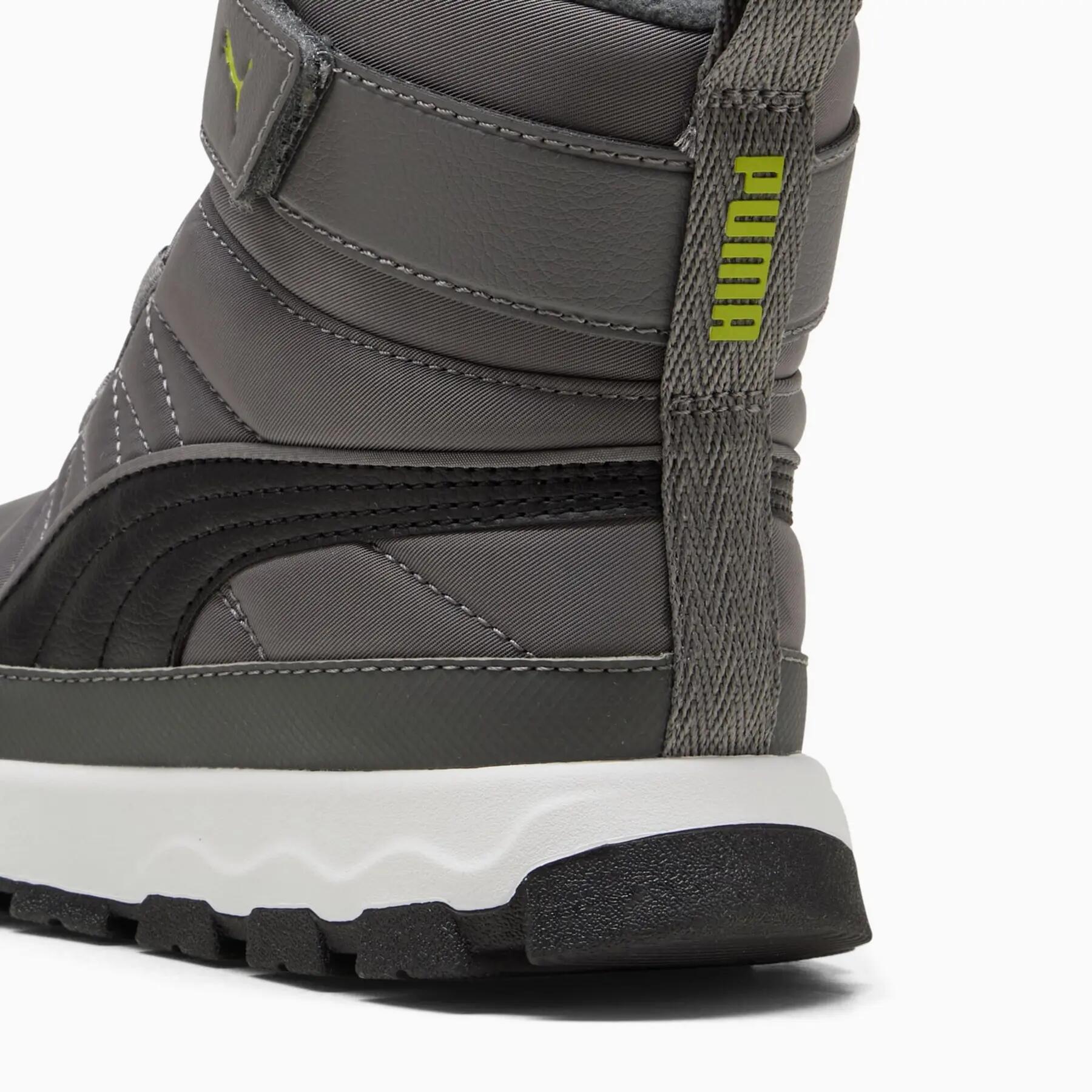 Bota infantil Puma EVOLVE BOOT AC+ PS cinza, modelo 39264508, tamanho 30. 6/7