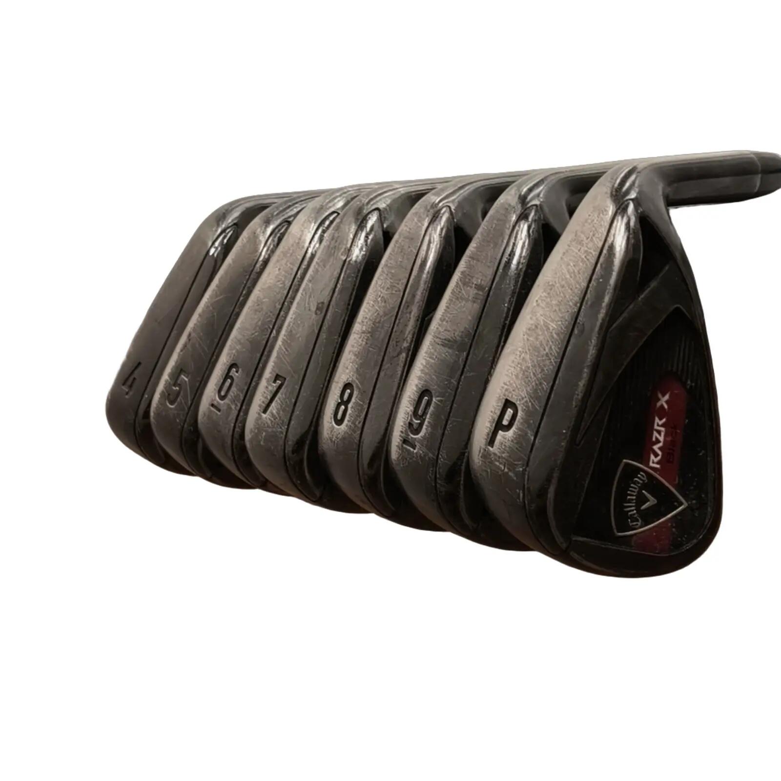 Callaway Razr X Black IJzerset / 4-PW / Flex Uniflex / Staal 3/7