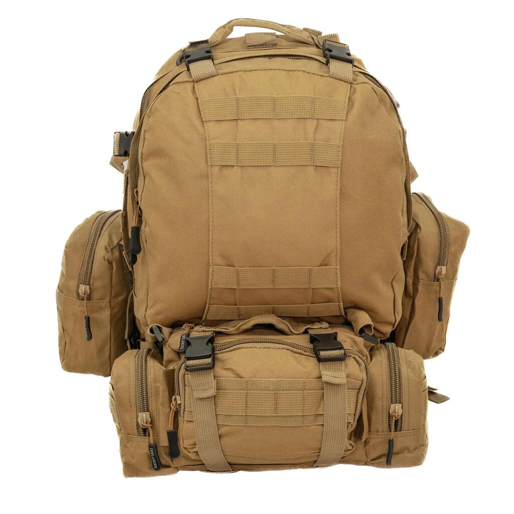 OFFLANDER survival combo 38l khaki hiking backpack