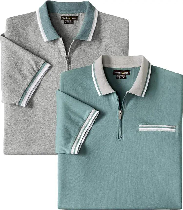 Le Lot de 2 Polos Col Zippé 4/6