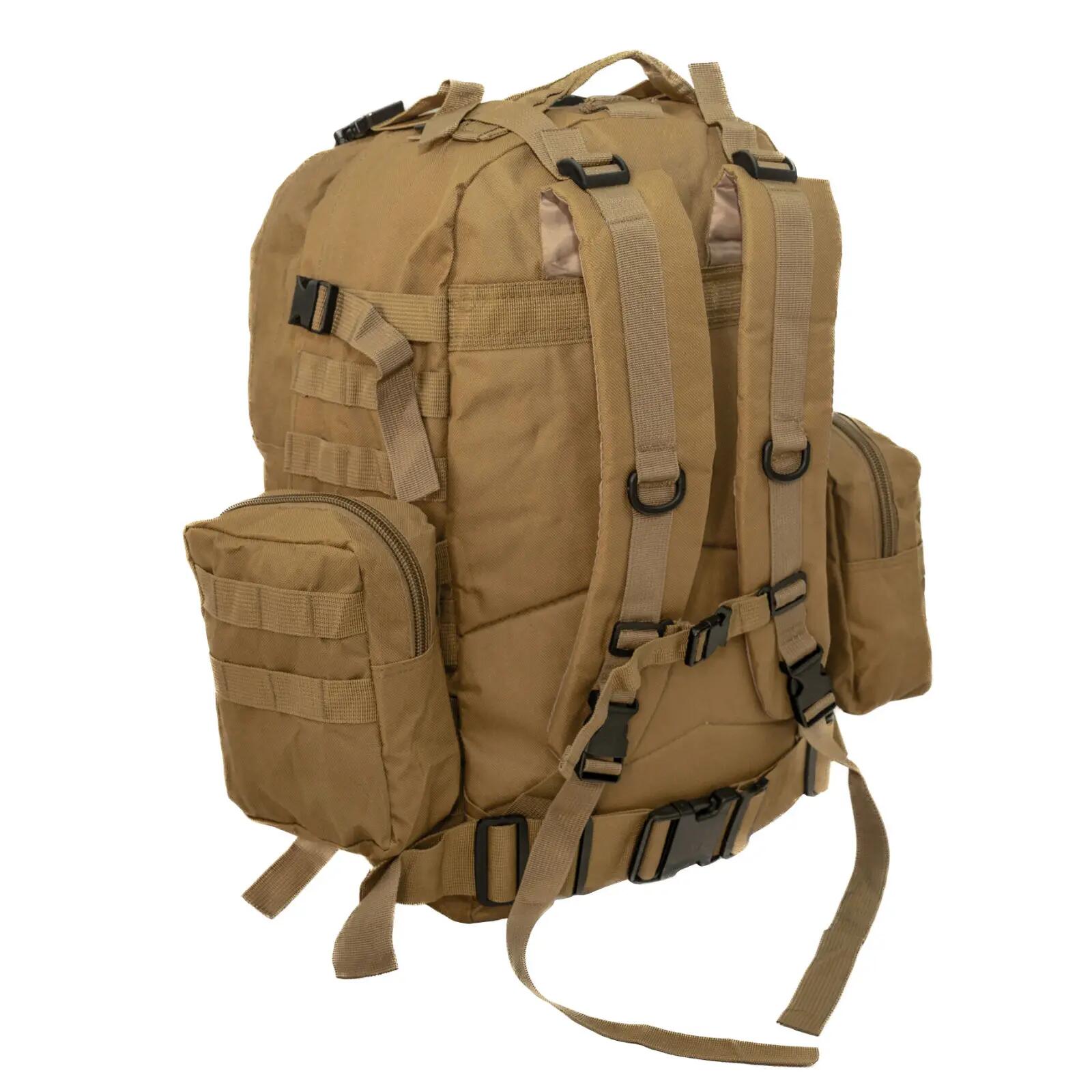 Mochila de sobrevivência OFFLANDER 38L cáqui para caminhadas 5/6