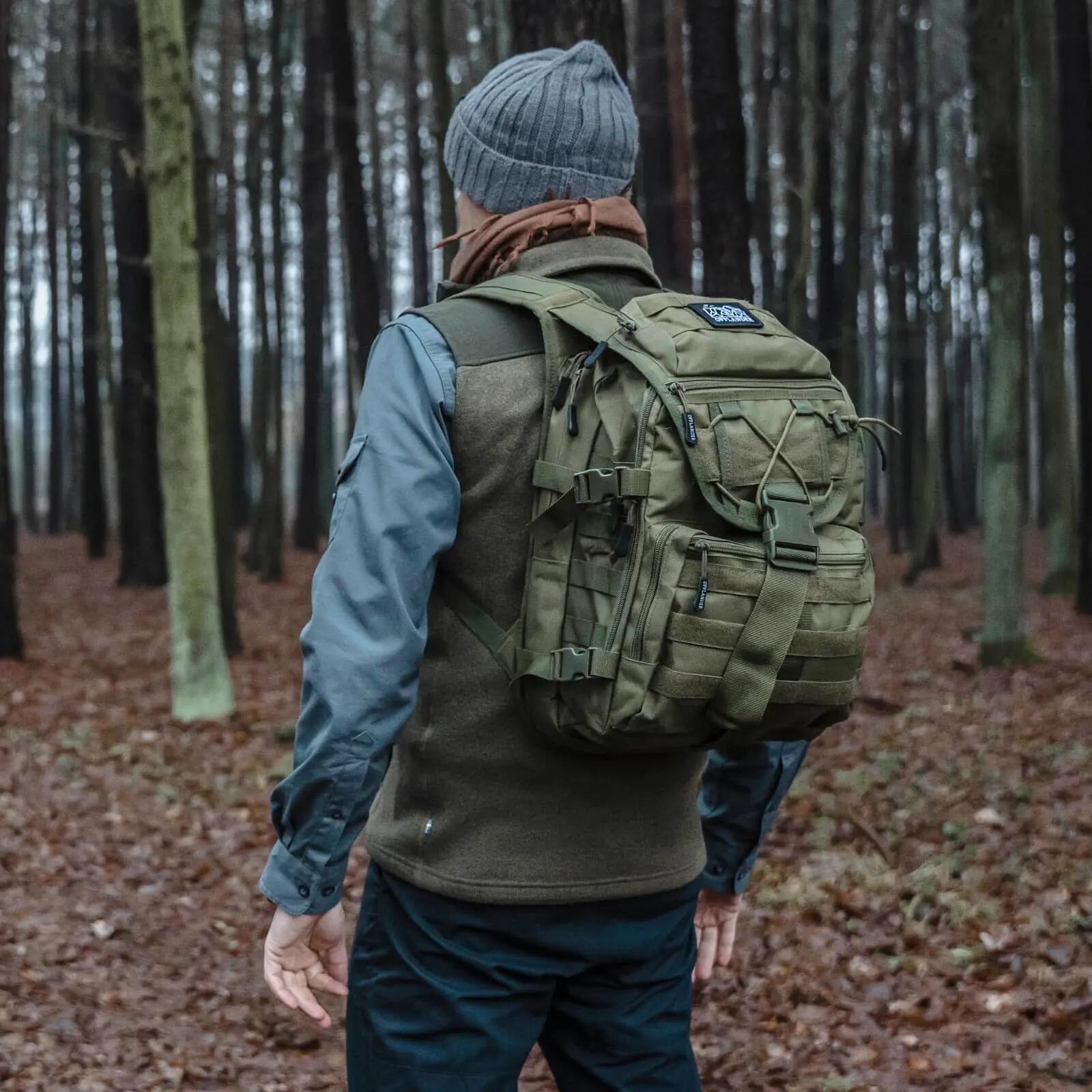 Mochila de Sobrevivência OFF ACC Hiker 25L Verde 6/6