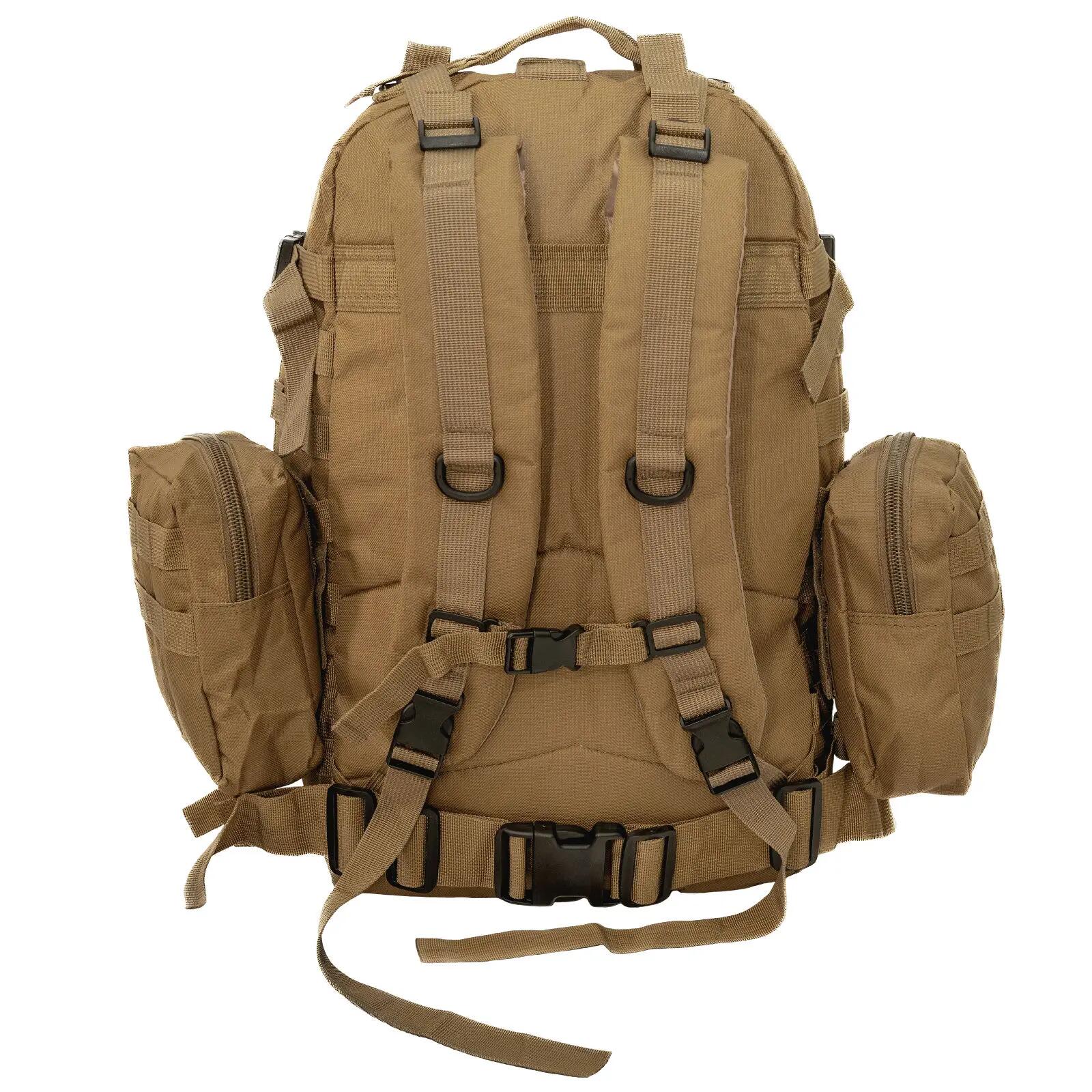 Mochila de sobrevivência OFFLANDER 38L cáqui para caminhadas 4/6