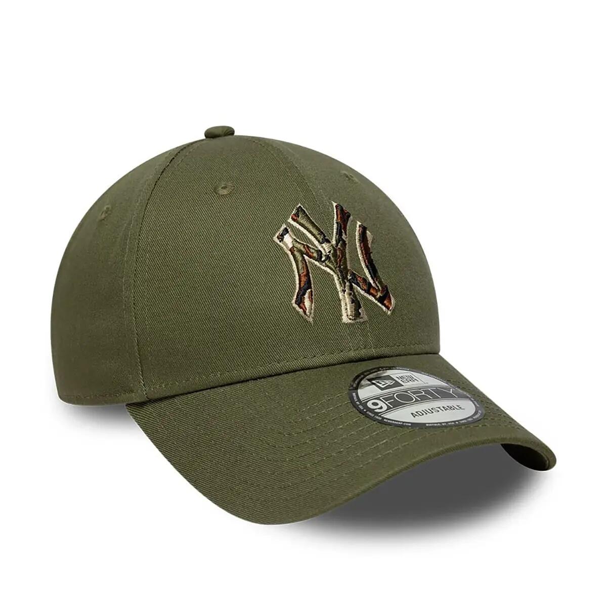 New Era 9FORTY Cap MLB New York Yankees Outline grün 3/5